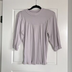 Beautiful lavender mock neck top